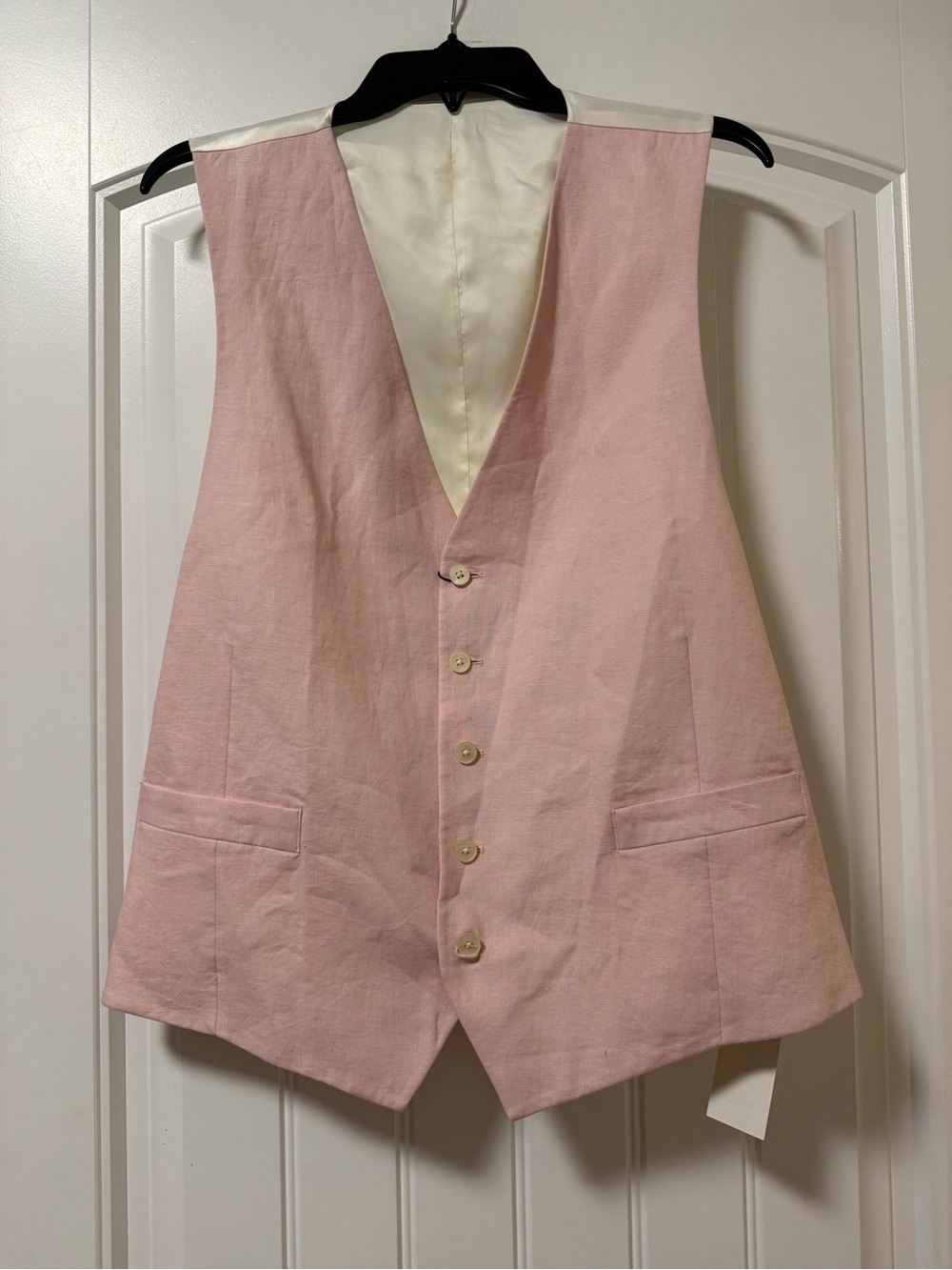 NWT Lauren Ralph Lauren 100% Linen Hitchcock Vest
